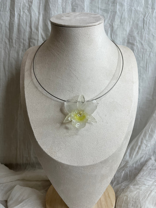 Collier translucide